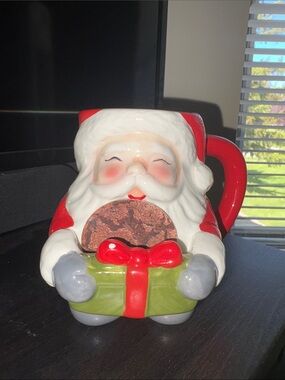Threshold Santa Ceramic Mug in Red, White, Green